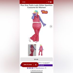 Lady Glitter Sparkles costume